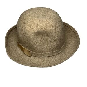 Geo W Bollman & Co Doeskin Women's Bowler Hat Felted Wool Ribbon